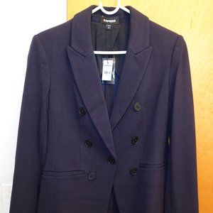 Express Women's Navy Blue Blazer Size S